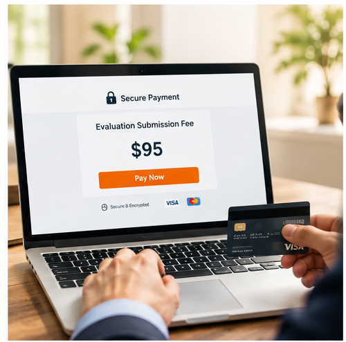 Professional evaluation and payment process